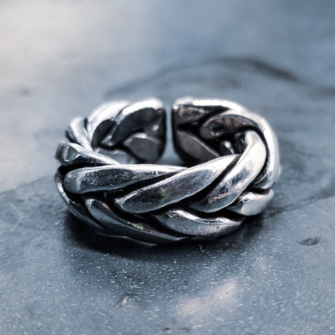 ANILLO AJUSTABLE TRENZADO - 13CRAZY