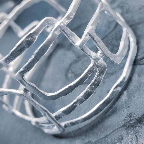 BRACALETE PLATA CEPILLADA - 13CRAZY