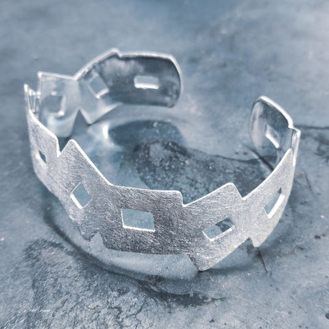 BRACALETE PLATA CEPILLADA 3 - 13CRAZY