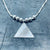 COLLAR MINIMALISTA TRIANGULO N700 - 13CRAZY