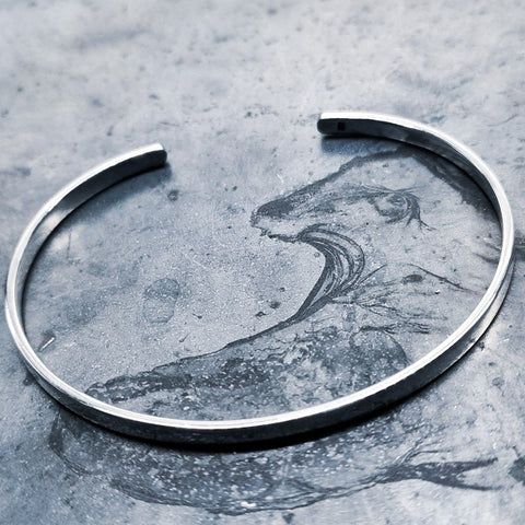 PULSERA PLATA LISA - 13CRAZY